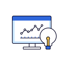 gain insights through single dashboards icon