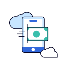 Cloud wallet app icon