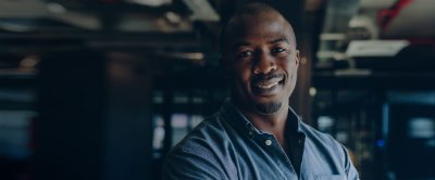 Man smiling