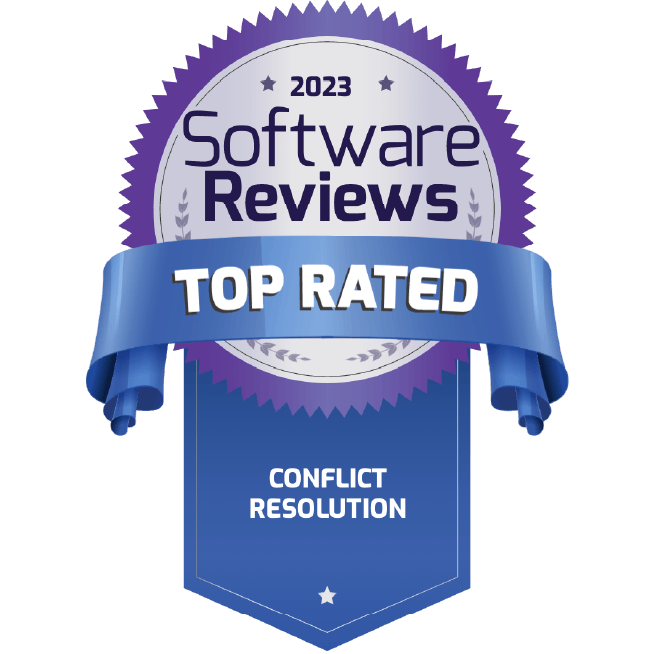 Software Reviews Conflict Resolution 2023 Award Badge