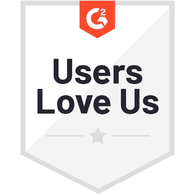 G2 Users Love Us Award Badge