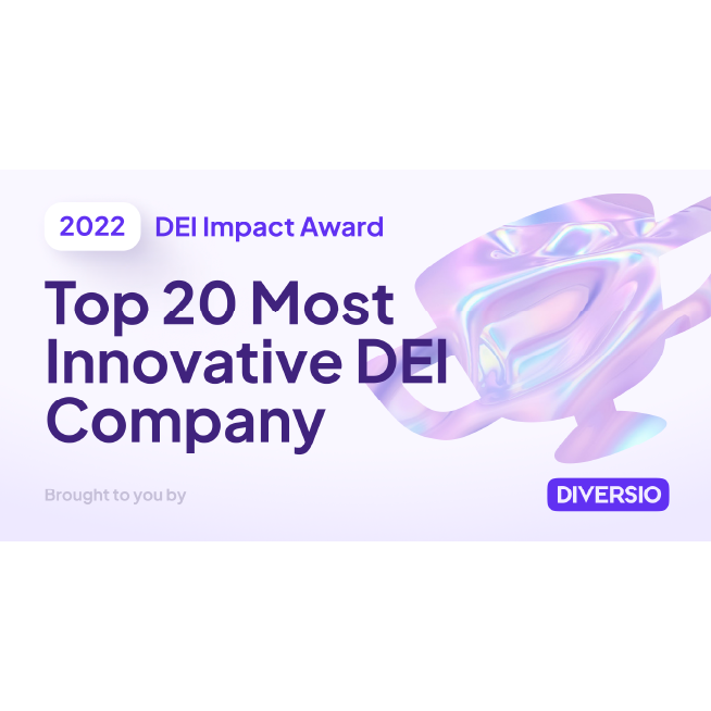 DEI Impact Award 2022 Top 20 Most Innovative DEI Company
