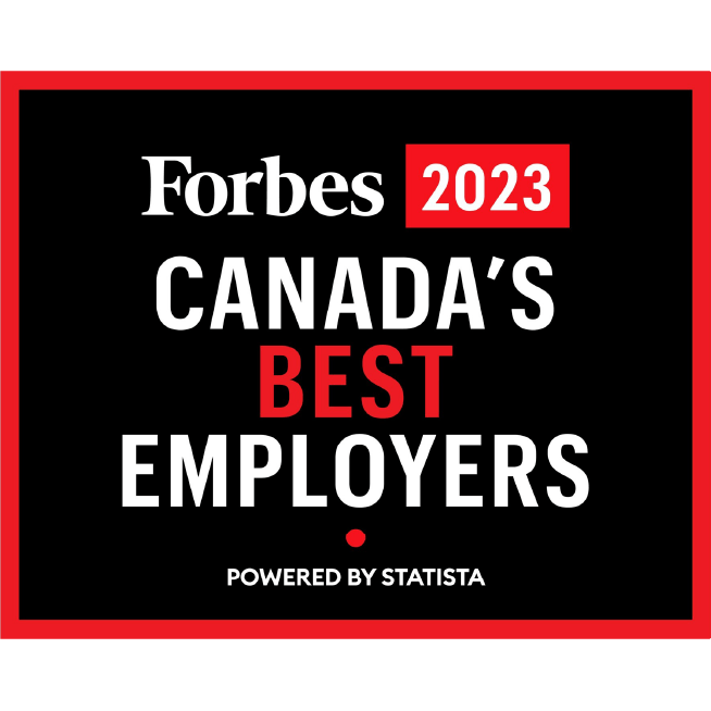 Canada’s Best Employers for 2023 by Forbes Award Badge